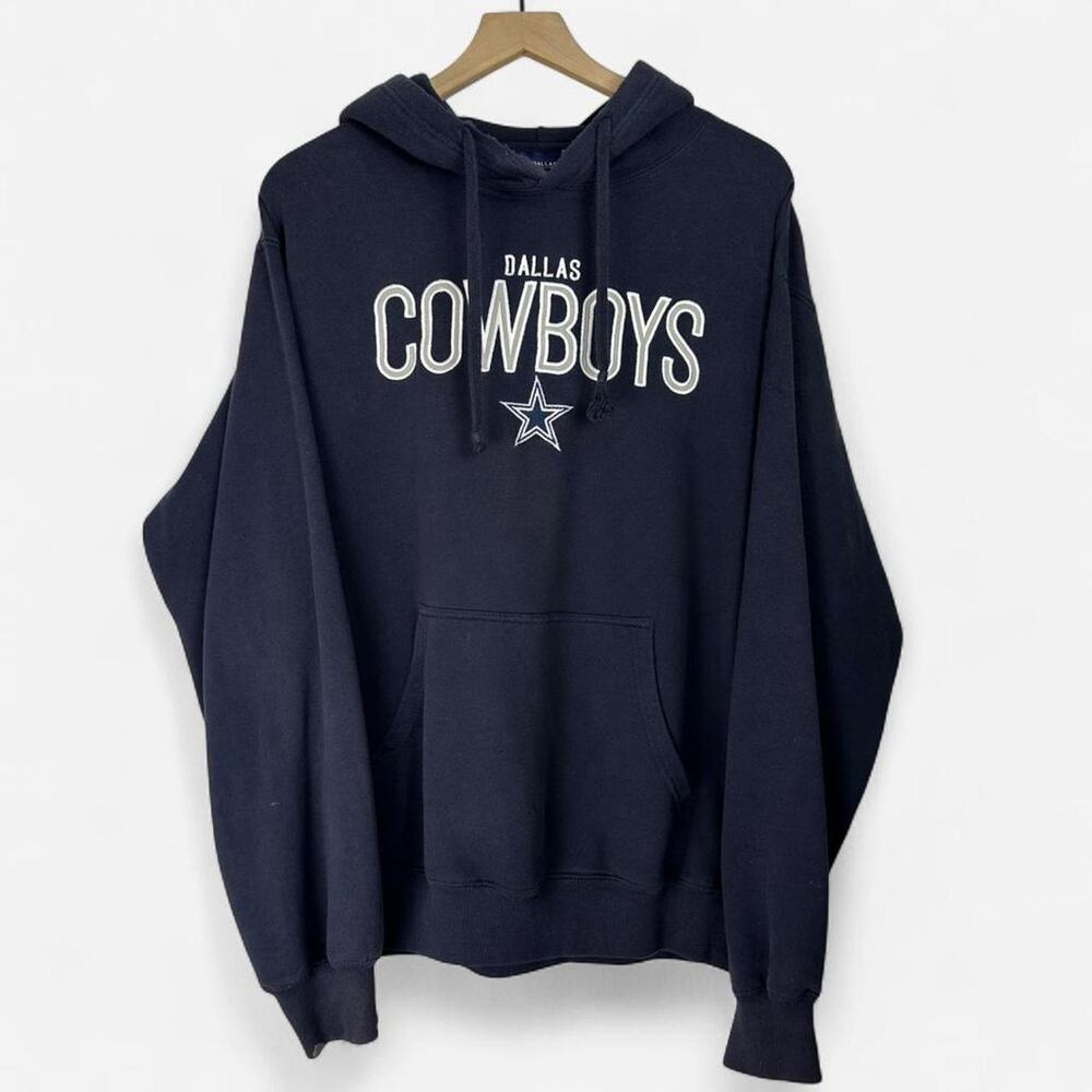 Dallas cowboys authentic embroidered pullover hoodie NFL Large